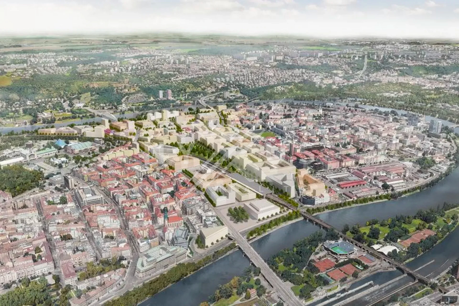 Budoucí podoba čtvrti Bubny - Zátory