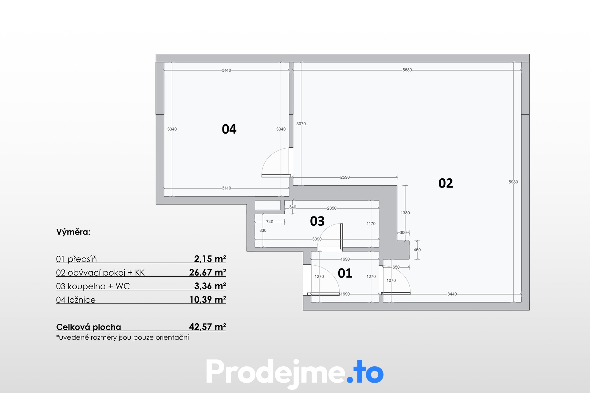 2D - Prodejmeto, 17. listopadu, byt 1