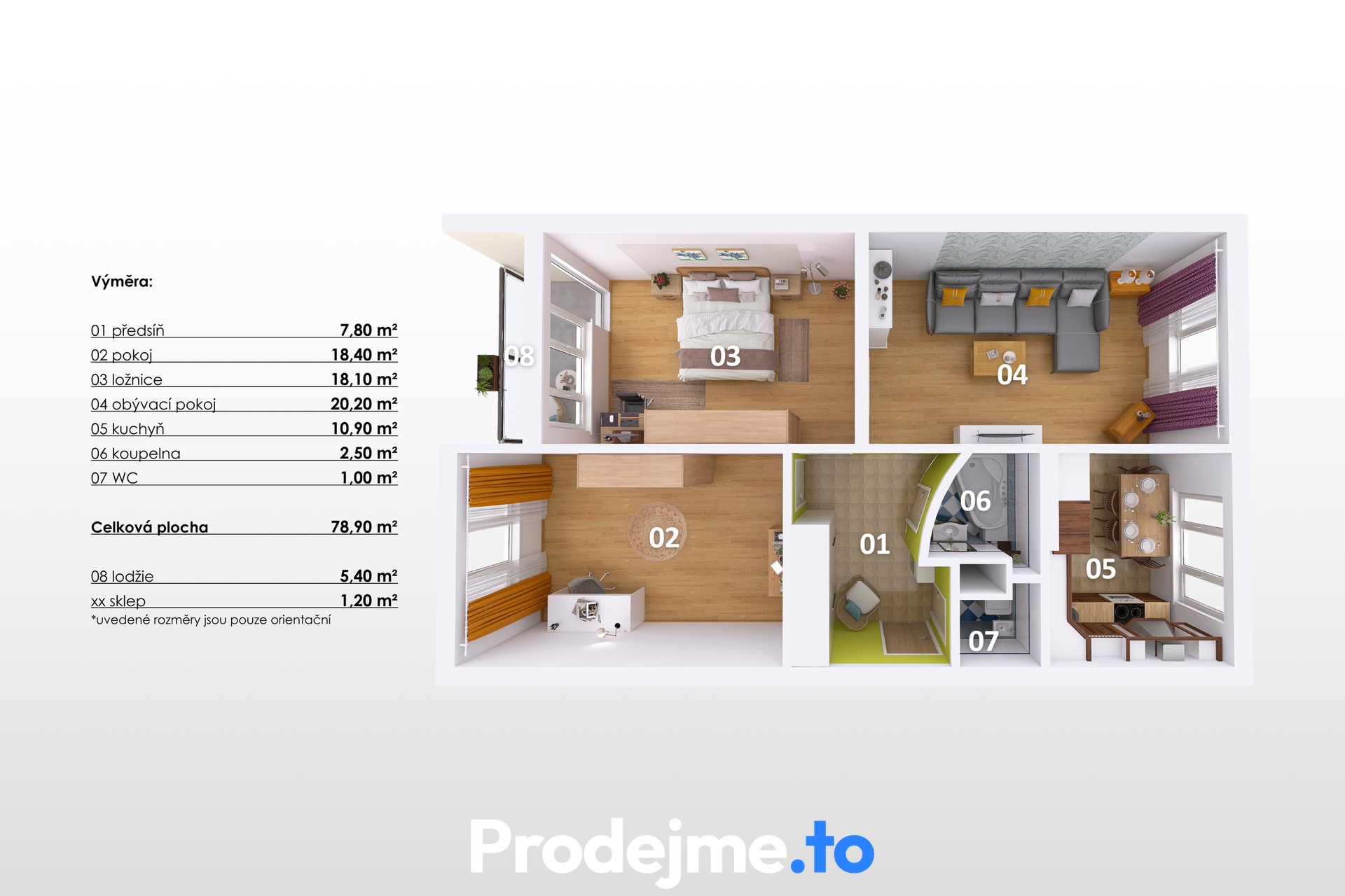 3D - Prodejmeto, Praha Kamy?k, 3+1