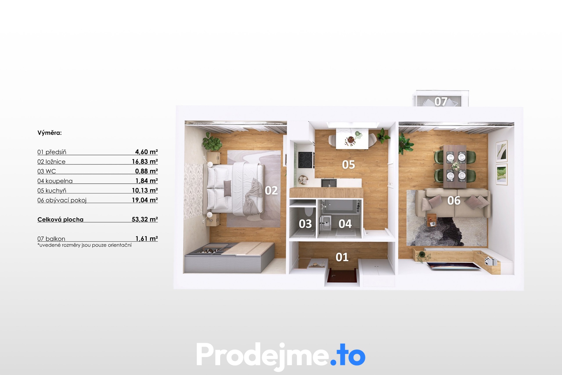 3D Prodejme.to, Bakalovo nábřeží, 3KK
