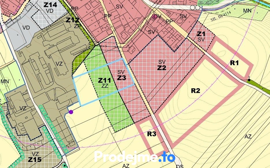 zemní plán výřez