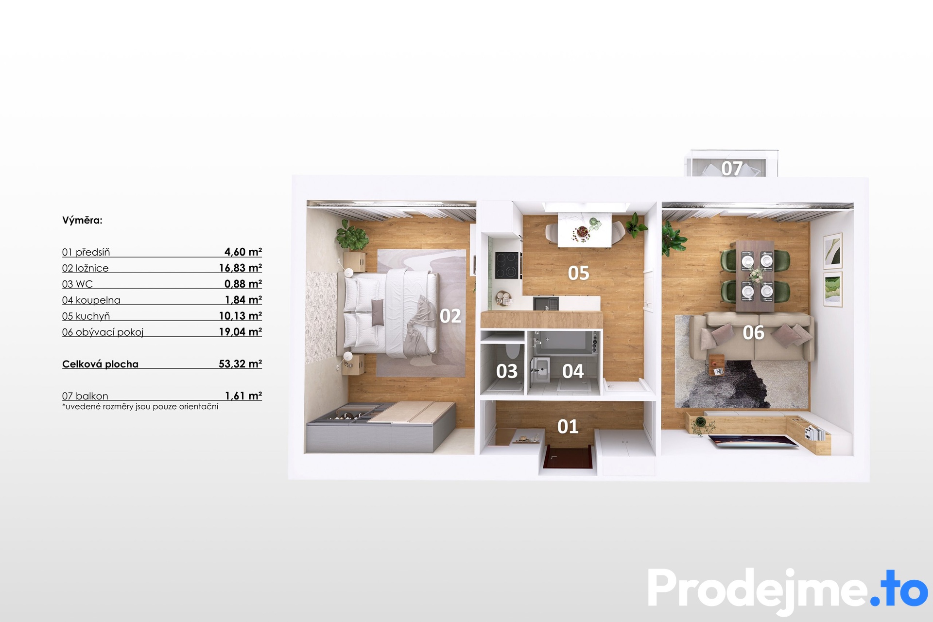 3D Prodejme.to, Bakalovo nábřeží, 3KK