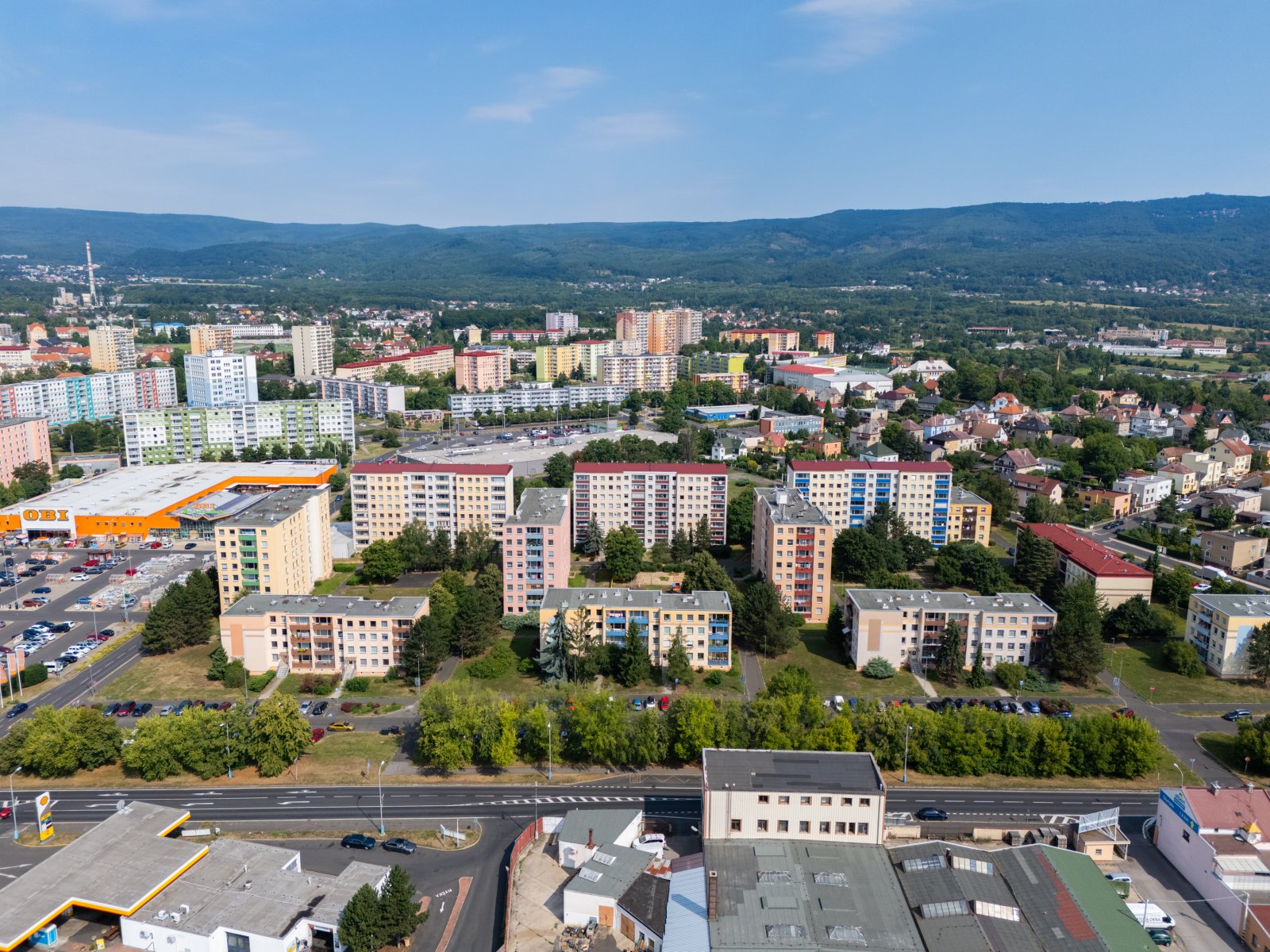 Byt Masarykova tř. 1598, Teplice dron-6.jpg