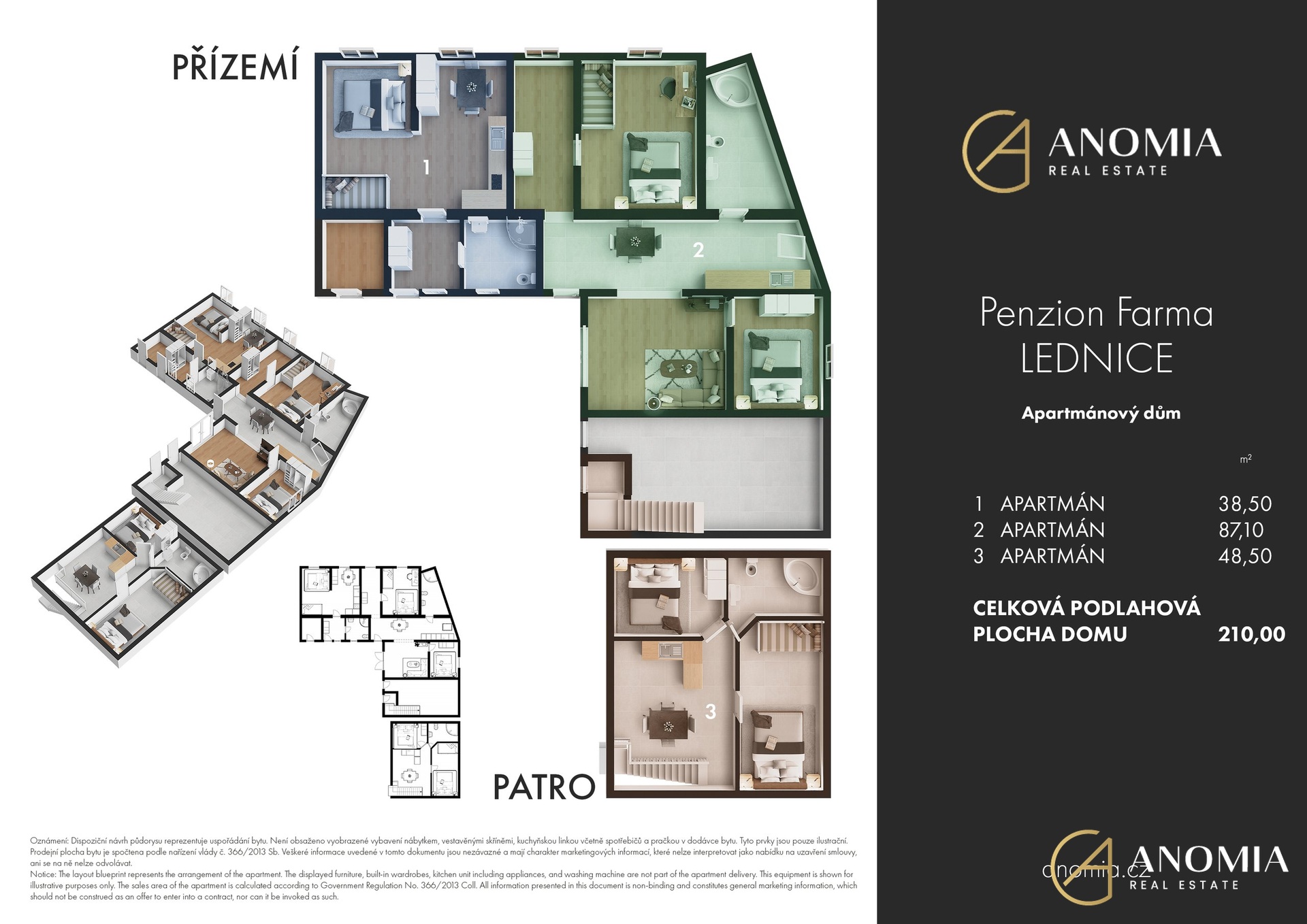 pudorys apartmanovy dum