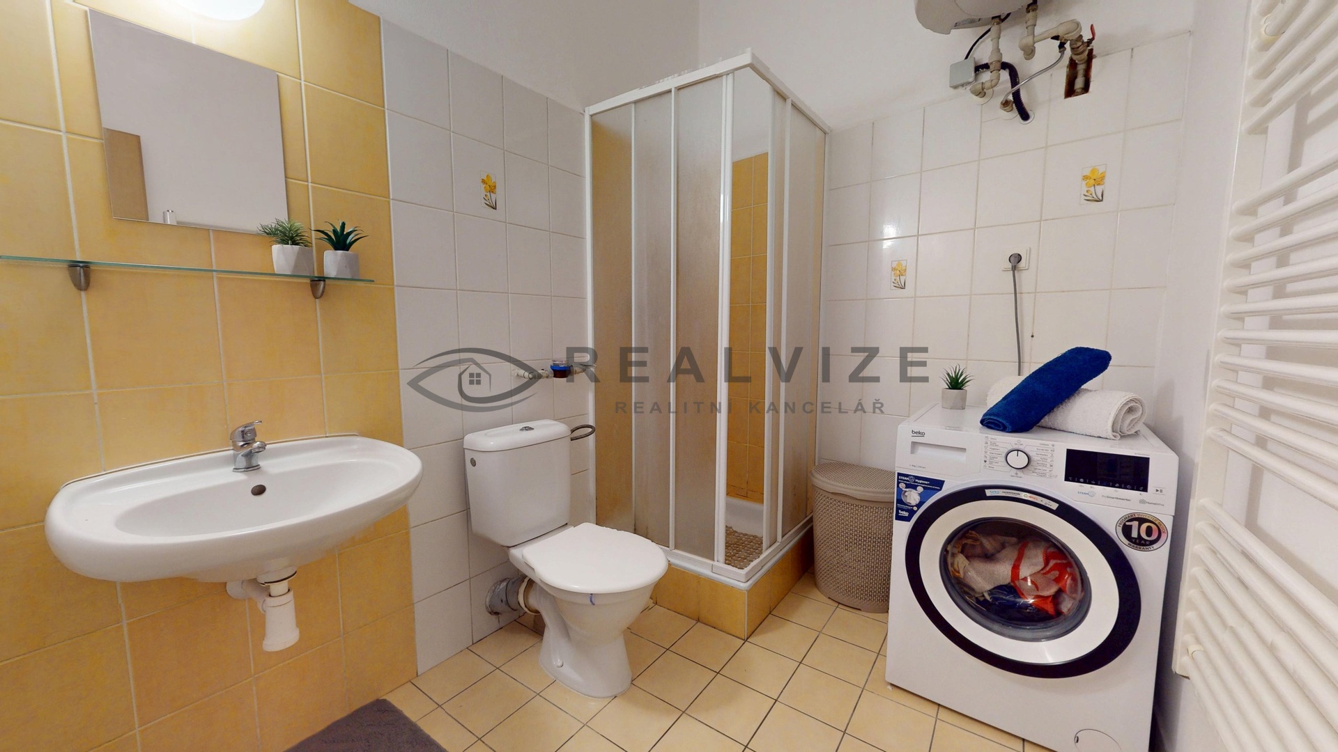 koupelna obývací pokoj byt Otakarova