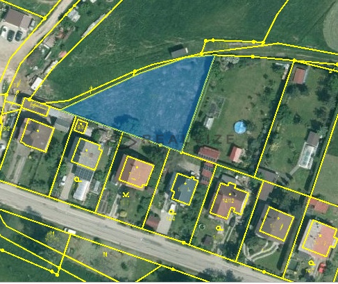 katastrální mapa Dubičné