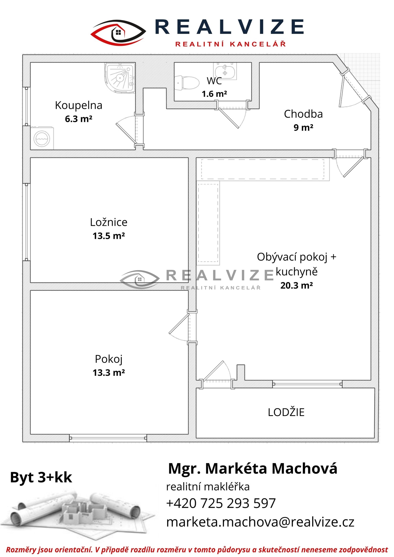 Pu?dorys byt 3+KK Mgr. Marke?ta Machova?