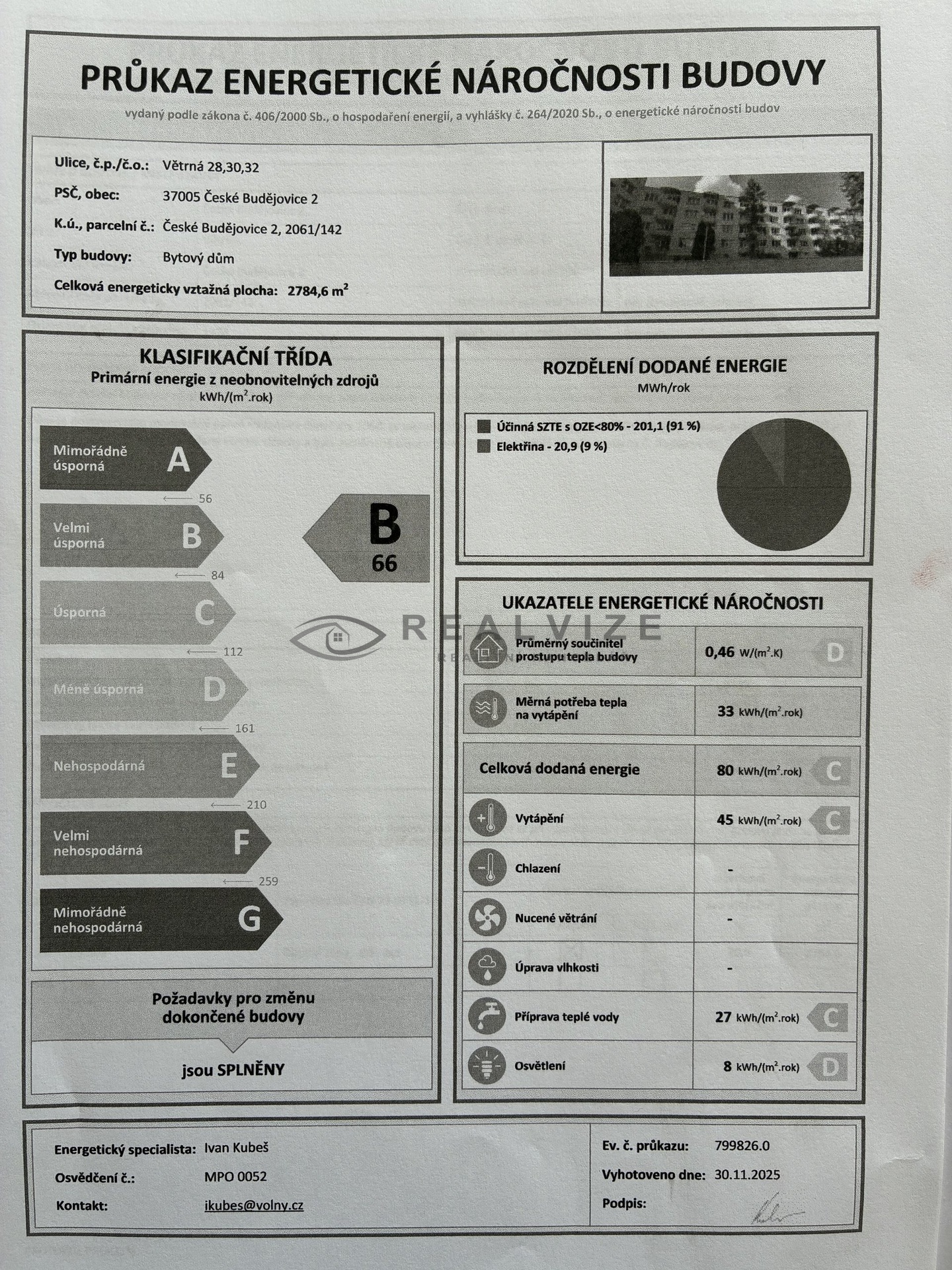 PENB Větrná ul. 32