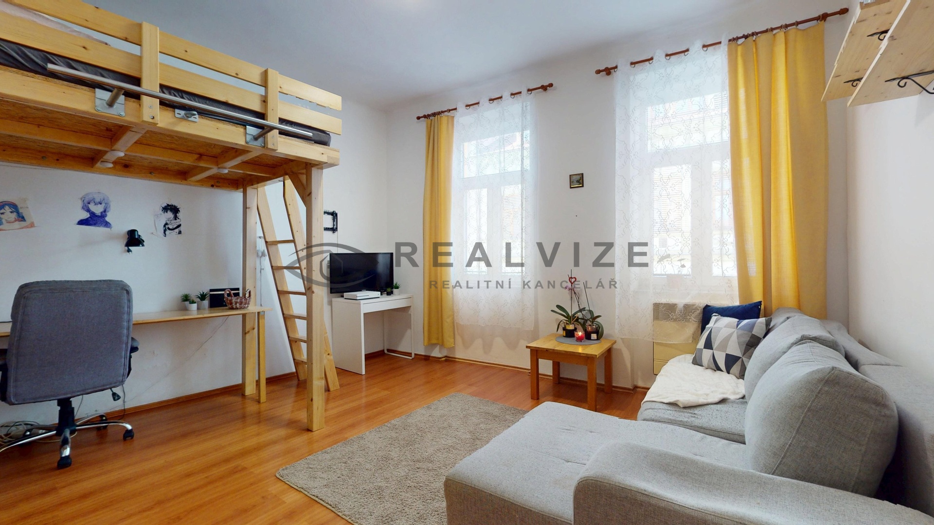 obývací pokoj 2 byt Otakarova