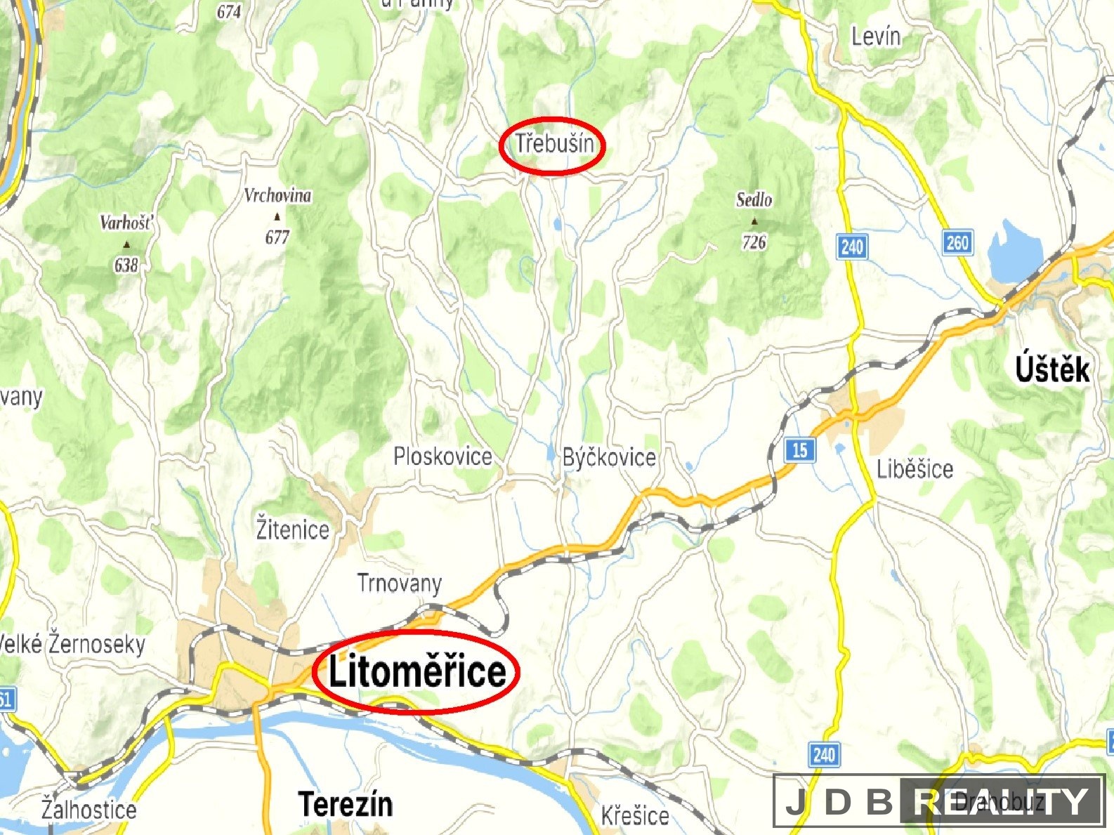 lokalita - Třebušín