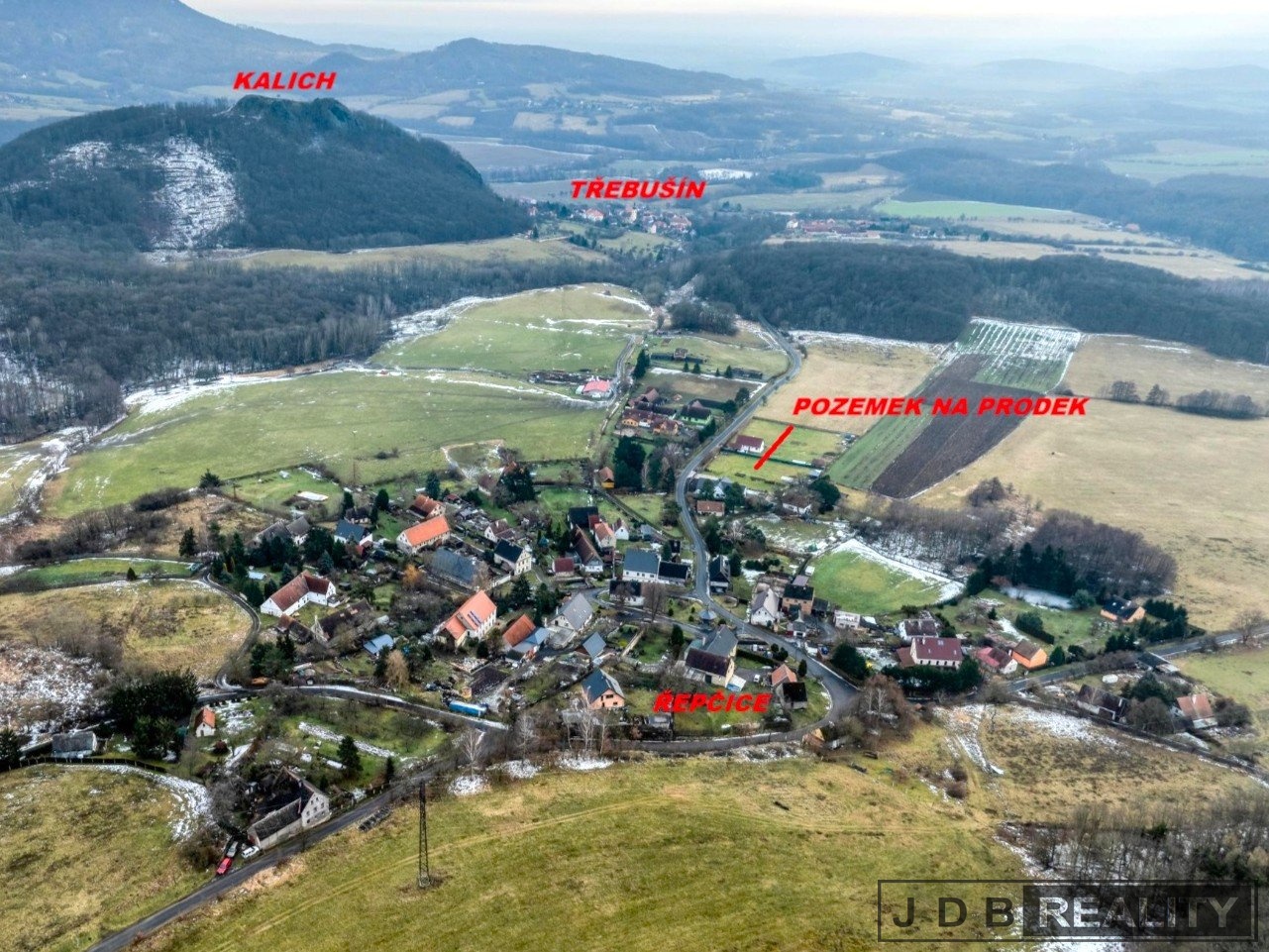 umístění pozemku