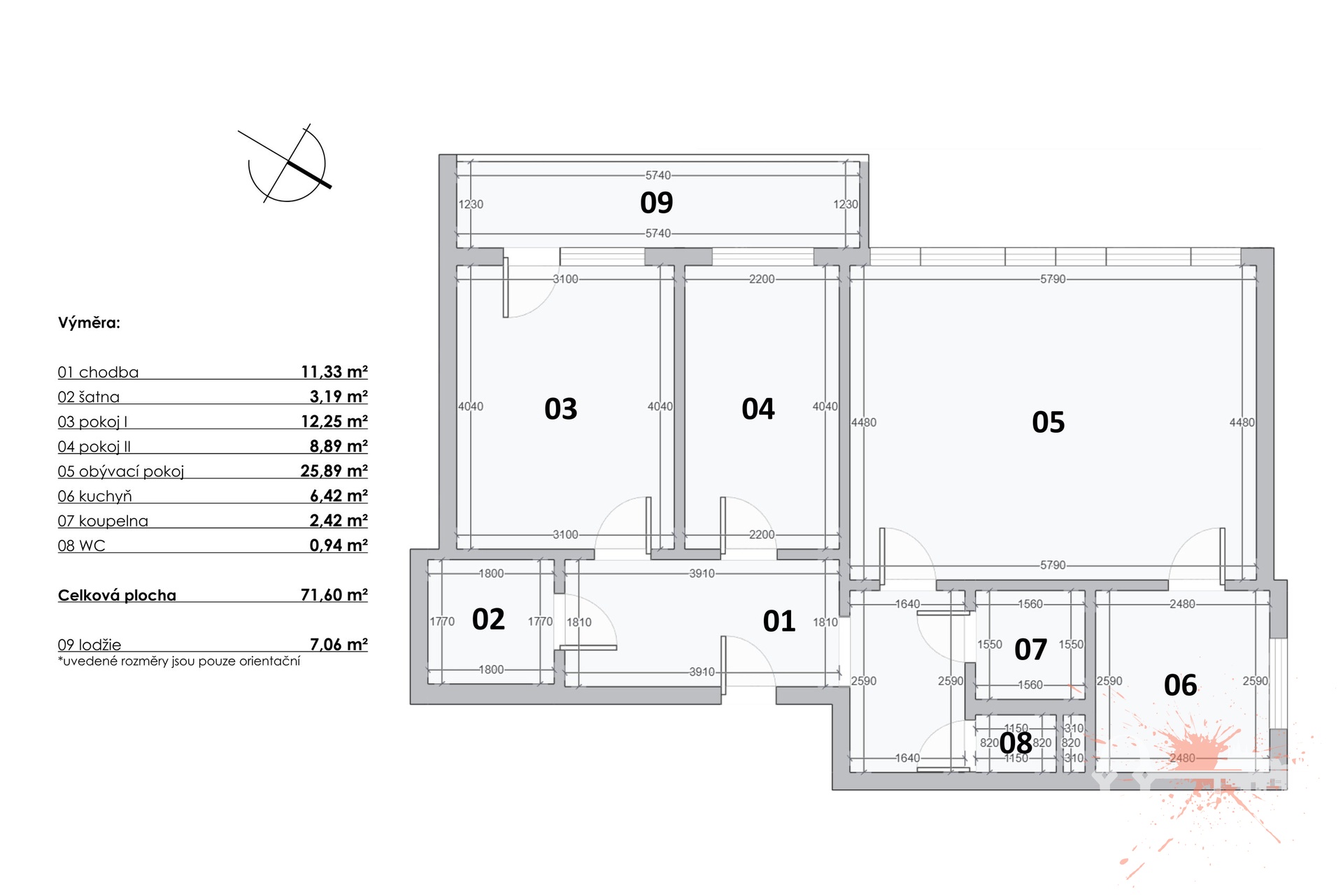 2D - Hana Čermín Kaslová, Michle