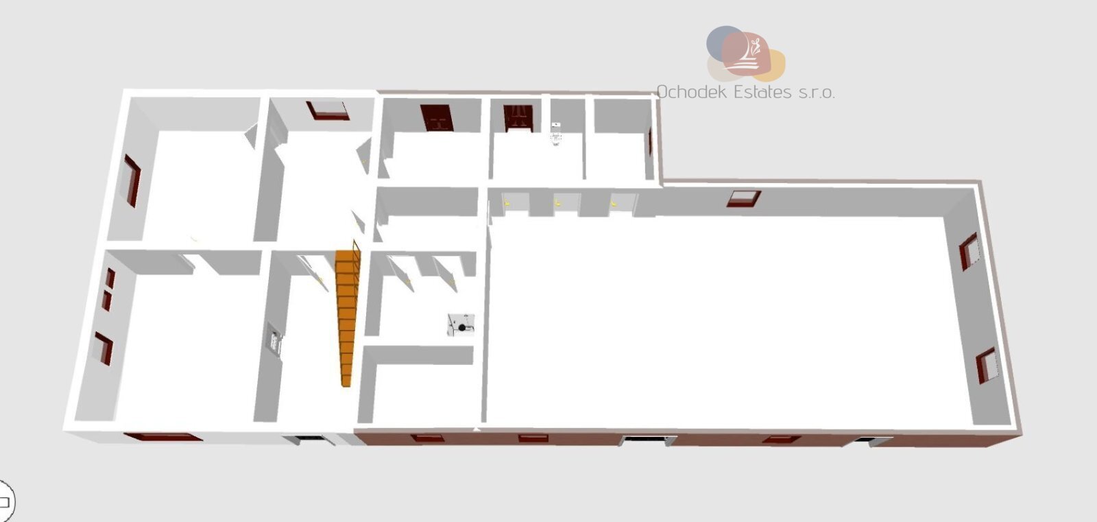 Půdorys mlýn Petrovice přízemí 3D.jpg