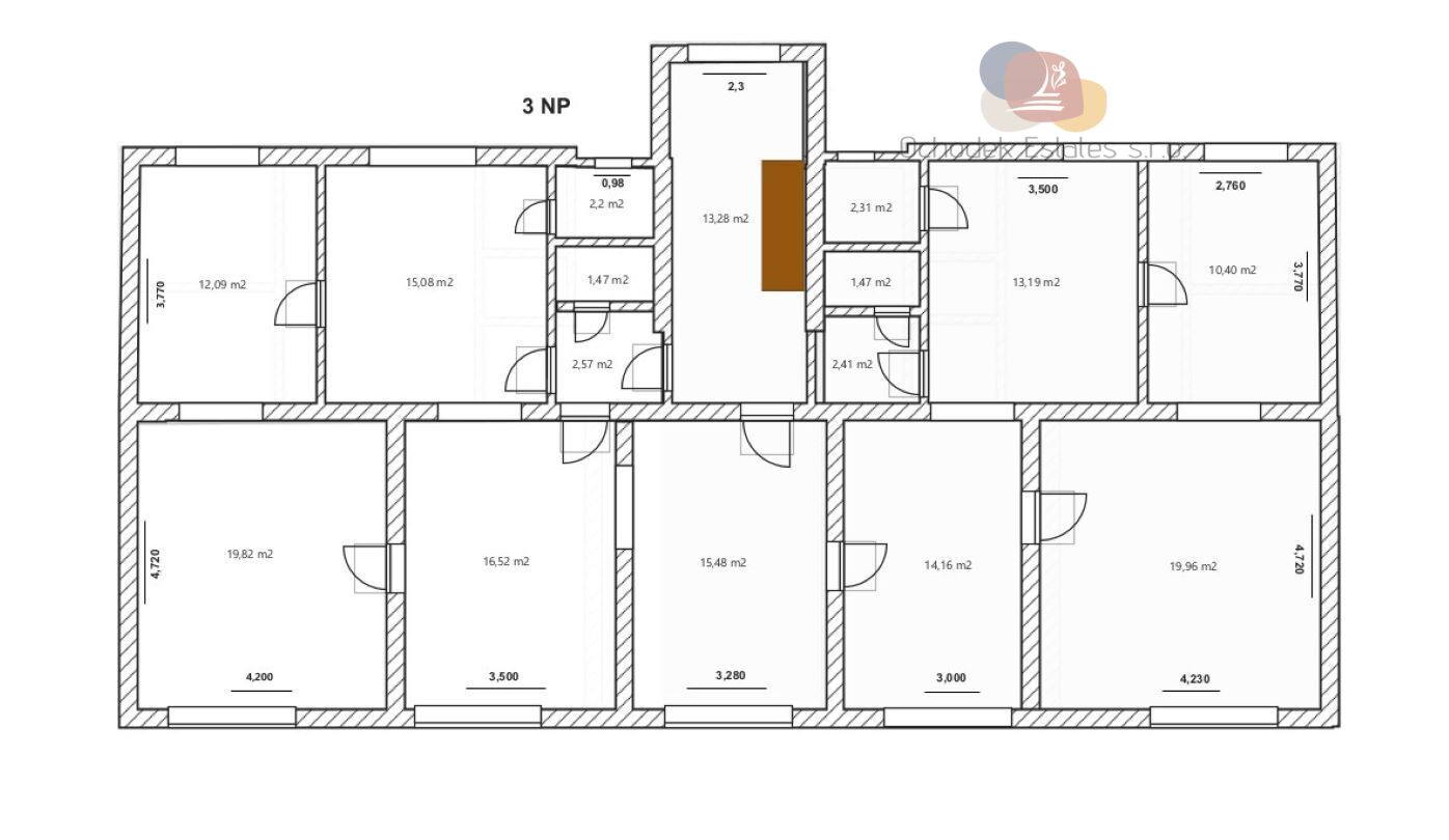 půdorys činžák Ostrava 3 NP.jpg