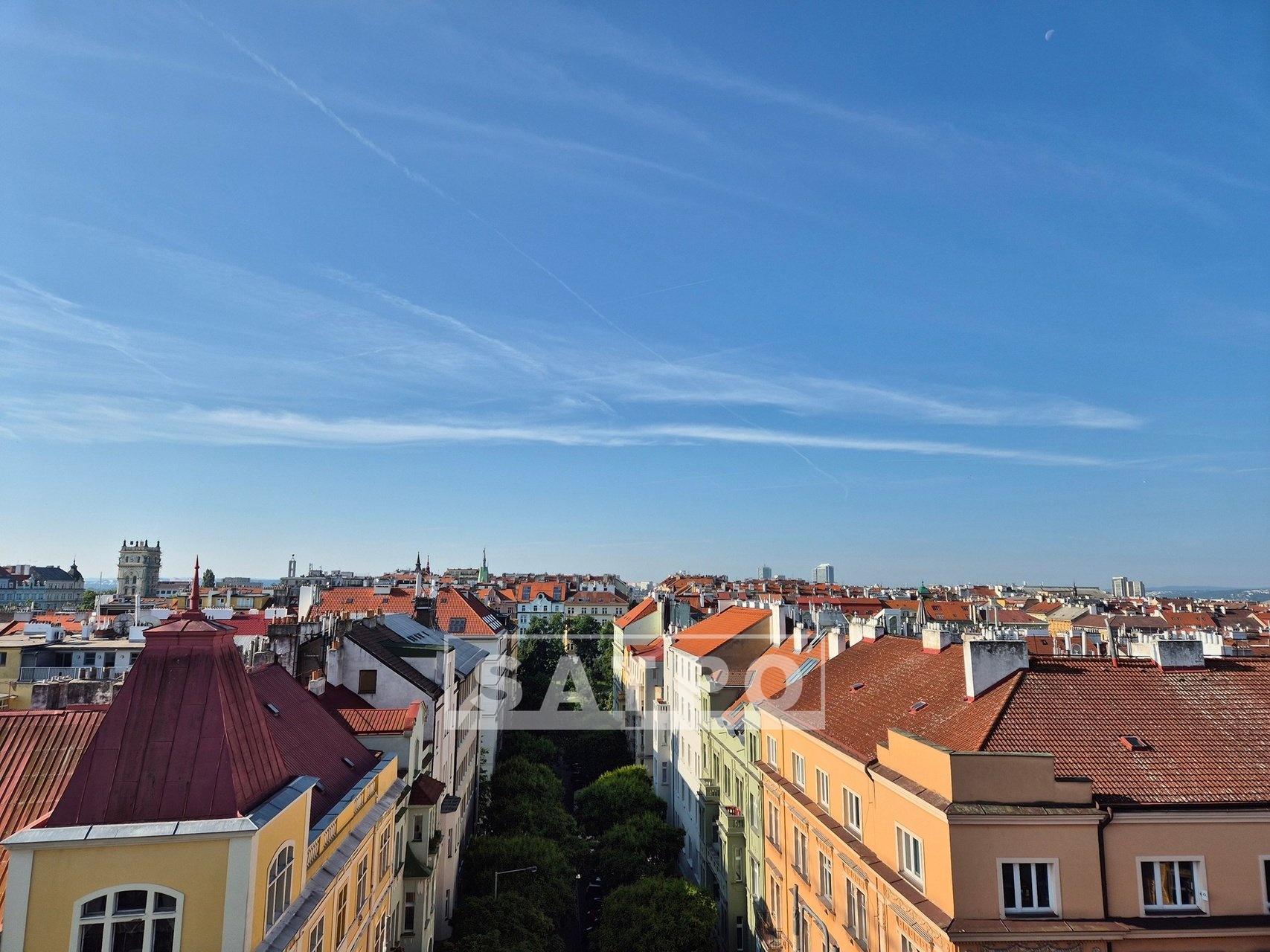 Rezidence PO7SKÁ_Praha 2 Vinohrady - výhledy z ter