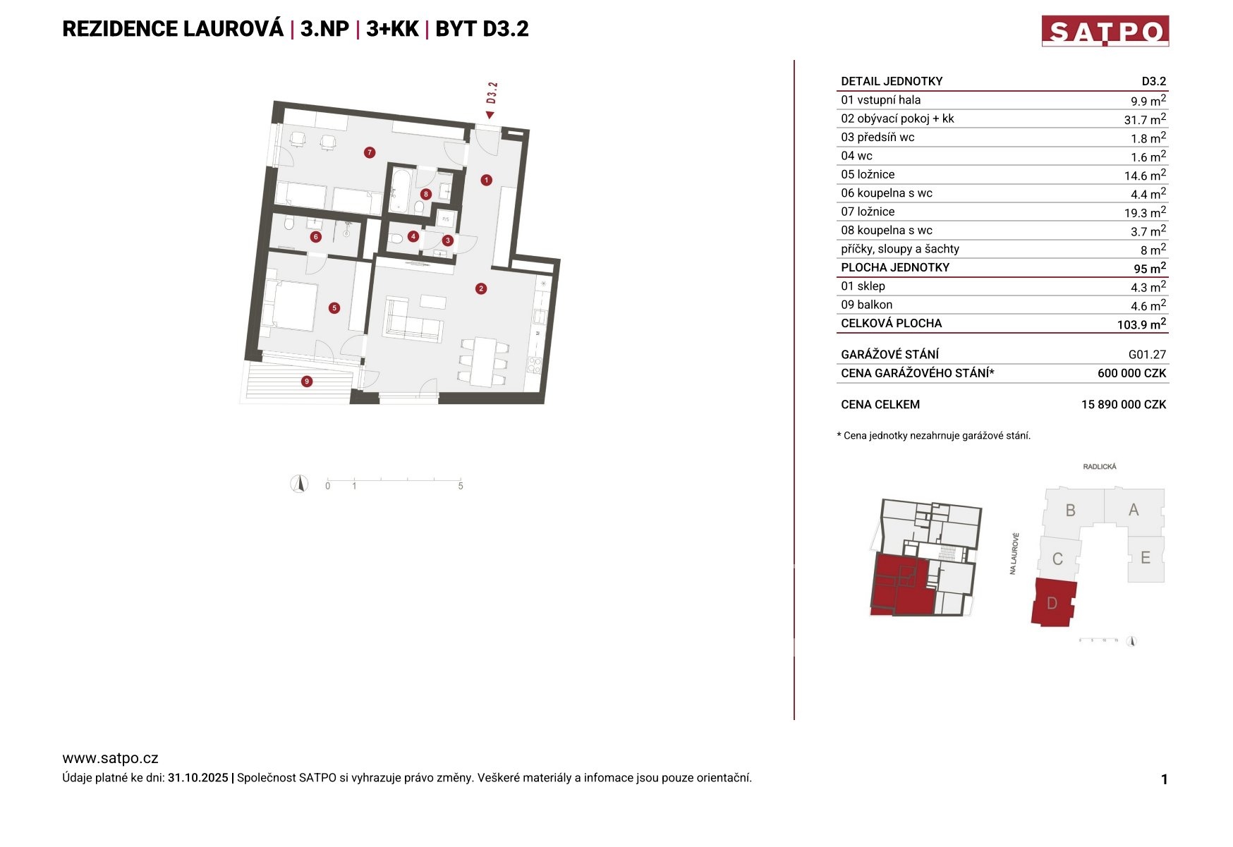 Rezidence Laurová_plán D3.2