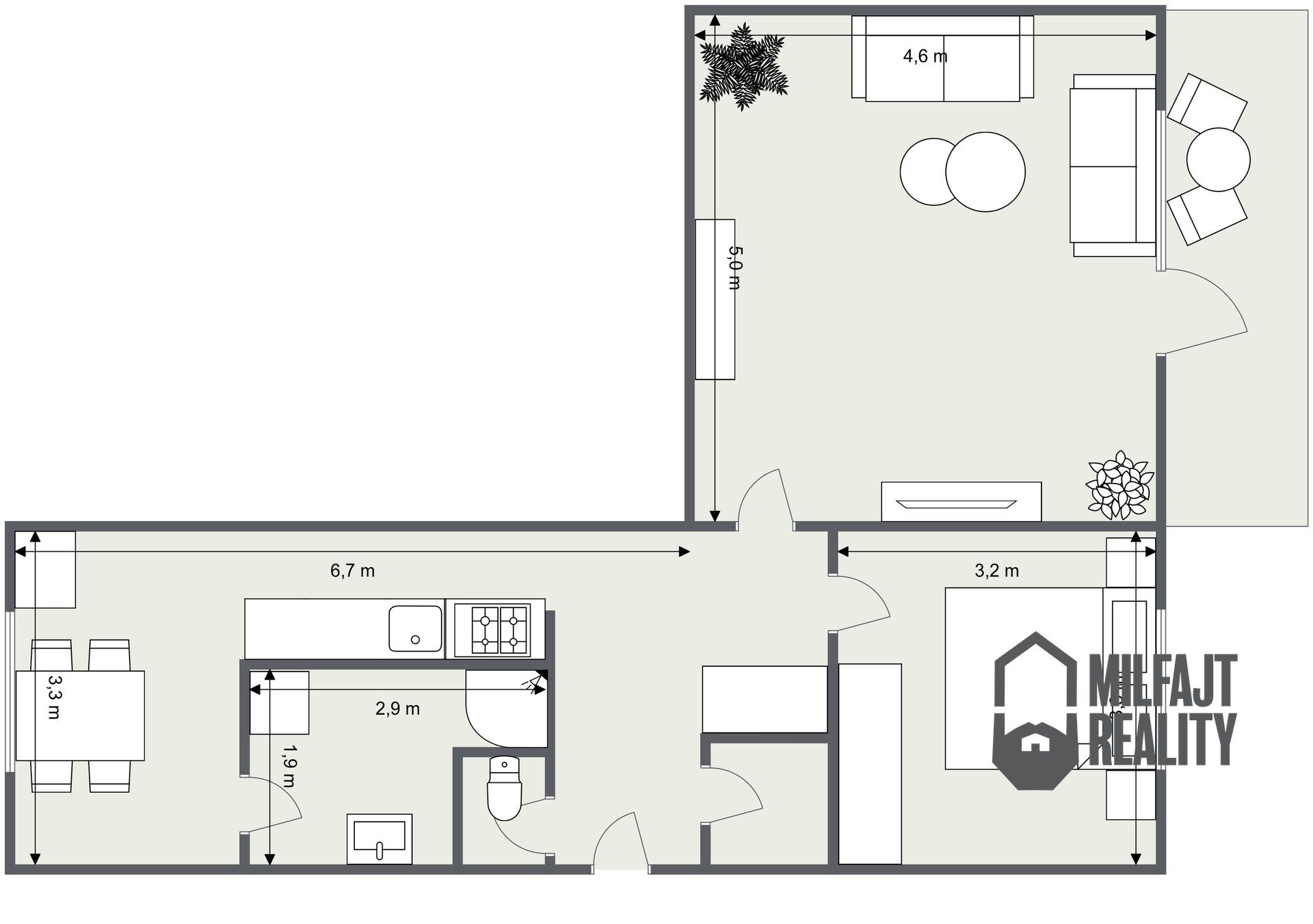 Untitled Project - 1. Floor - 2D Floor Plan