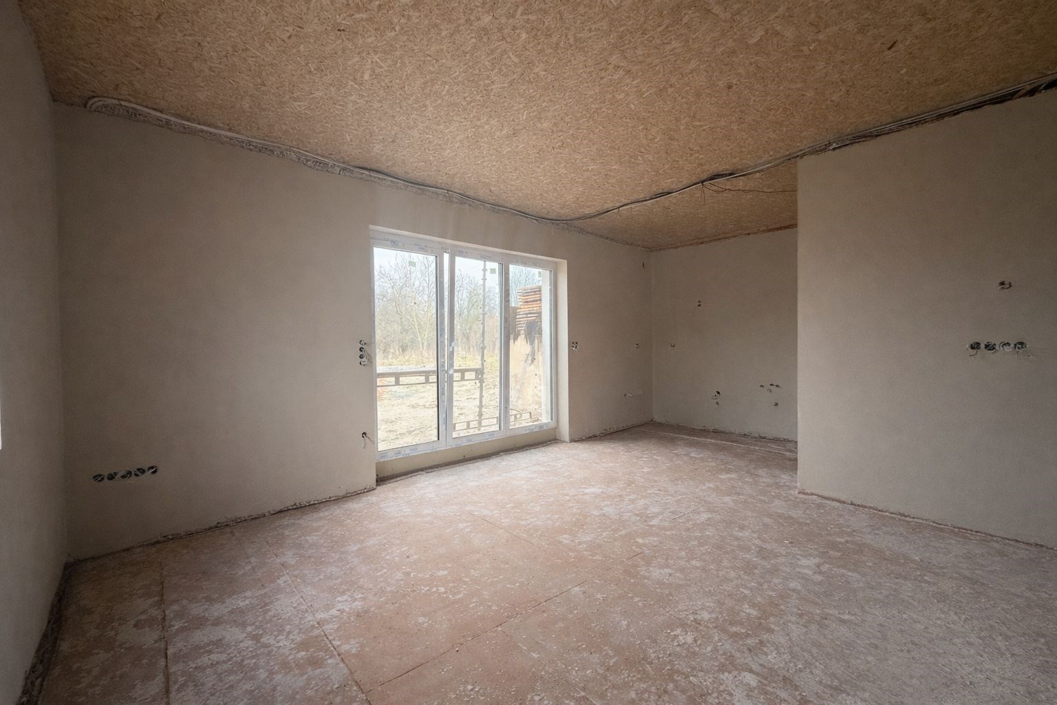 obývací pokoj s kuchyňským koutem, špýz