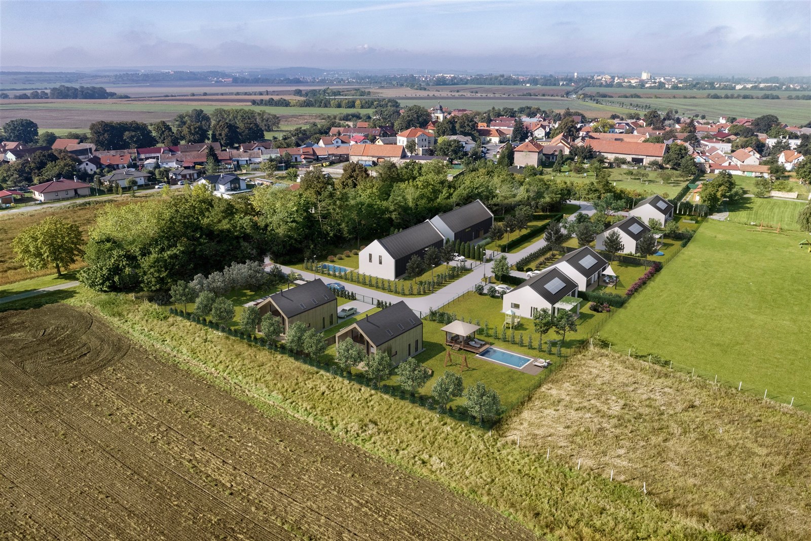 vnější prostor s venkovský pohled a rezidenční poh