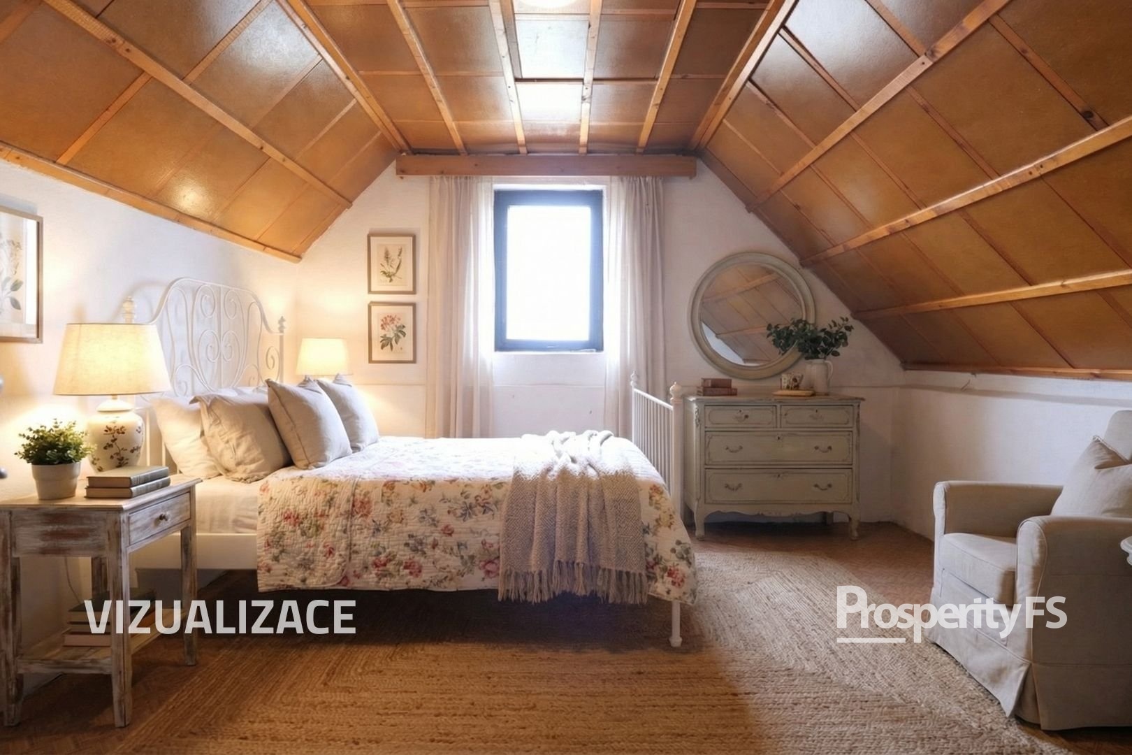 ablona vizualizace ložnice