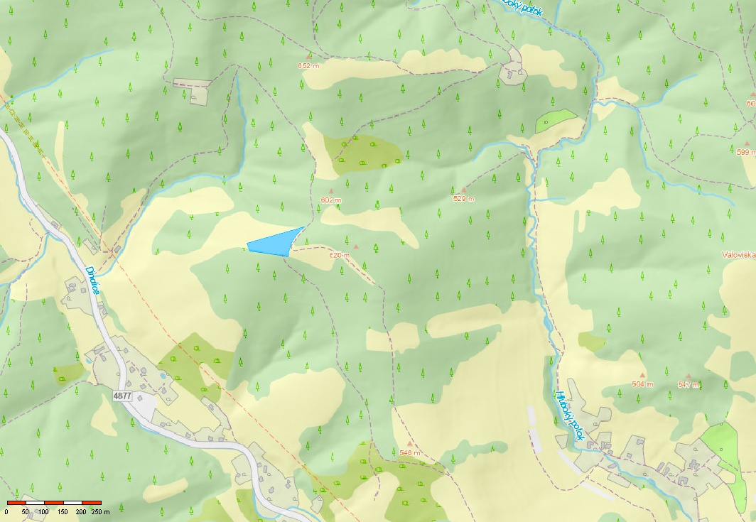 Halenkov lv 1218 mapa