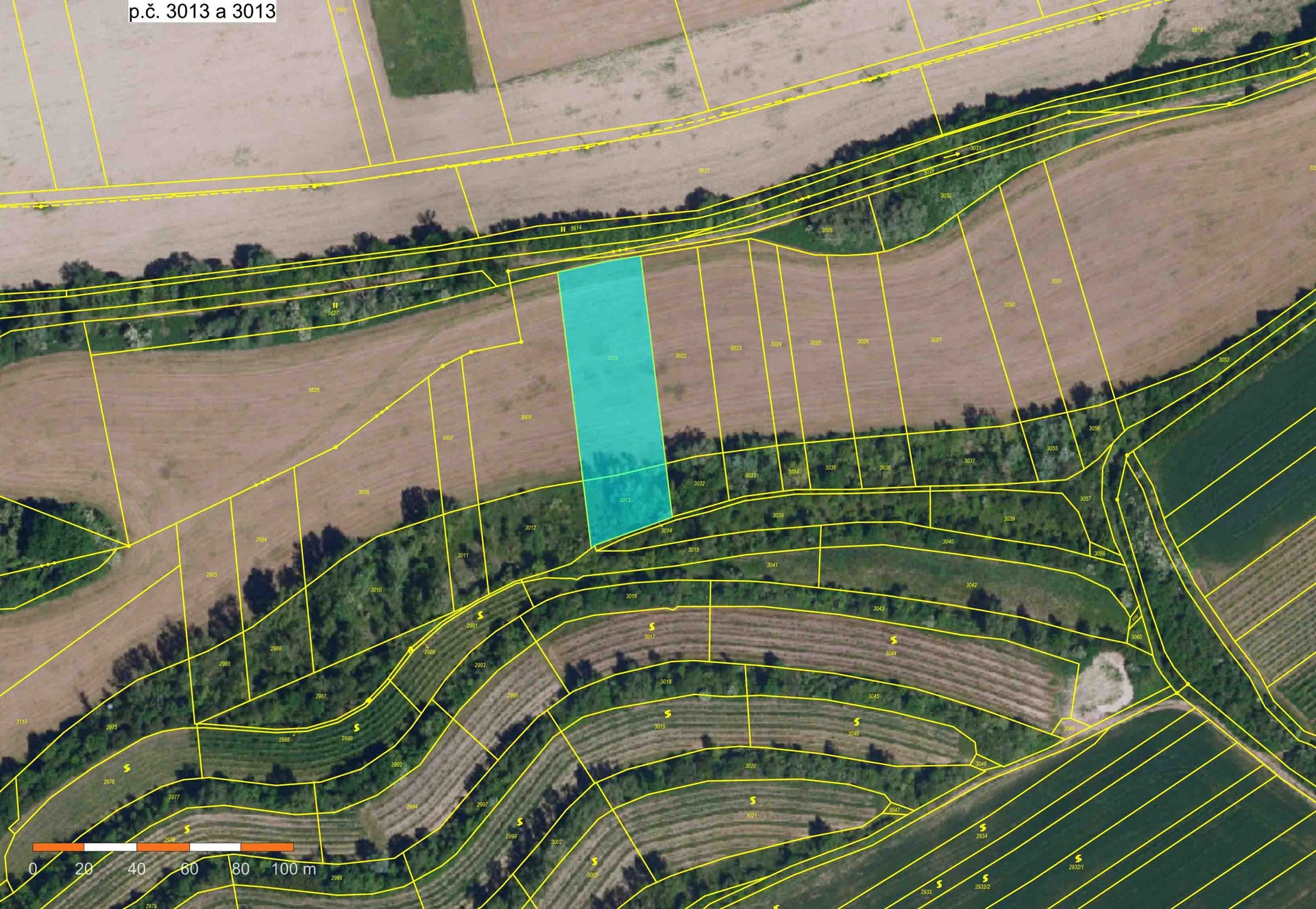 Milovice u M p.č.3009a3013-1