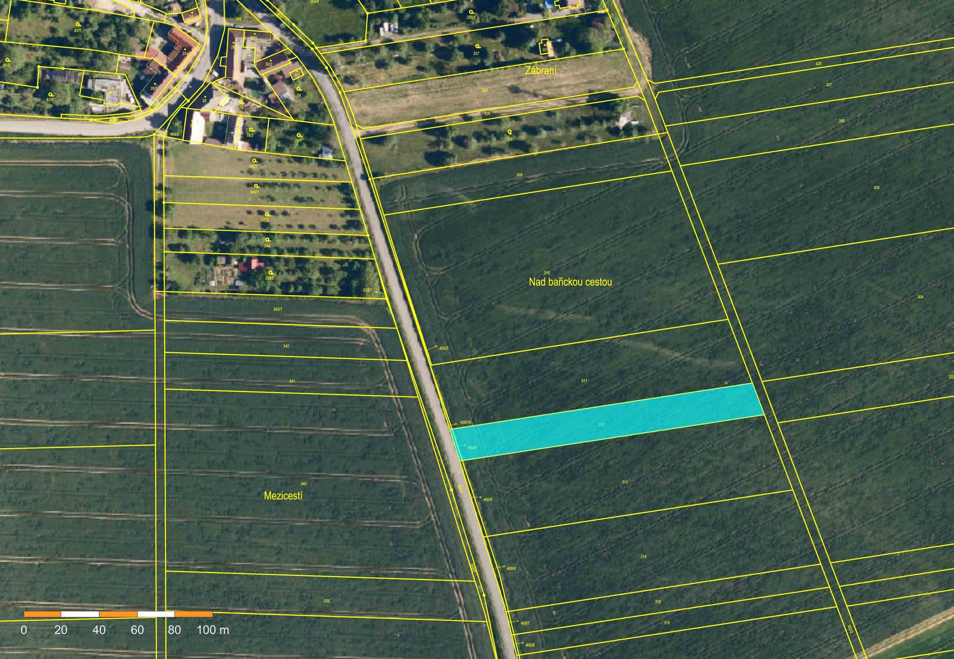 Těšnovice ortomapa-1