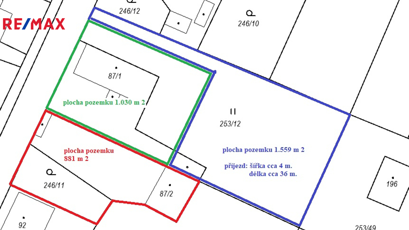 návrh stavebních pozemků