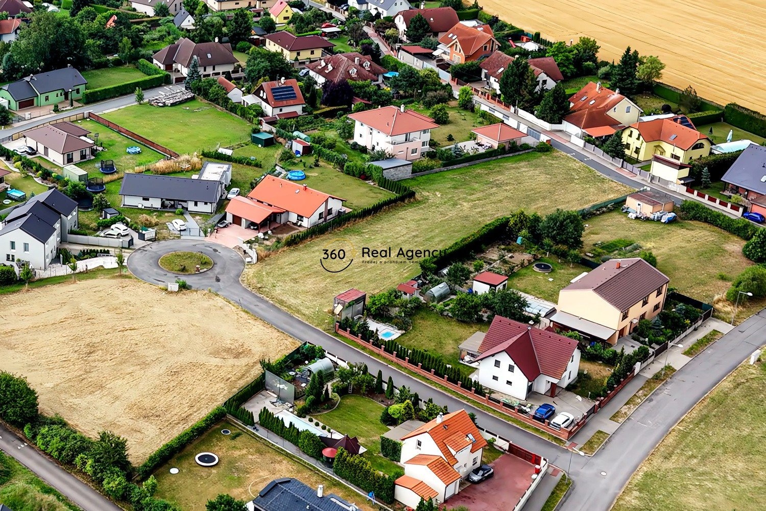 Pozemek zvětšený