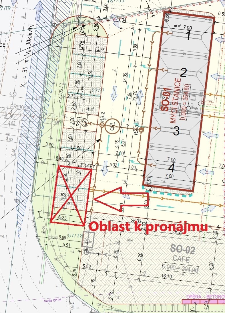 Oblast k pronájmu -stánek zmrzliny