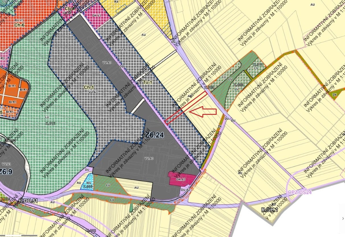 Mapa pole  zahrada