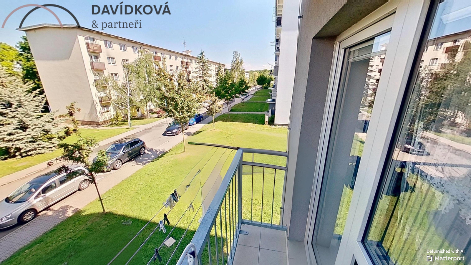 balkon výhled