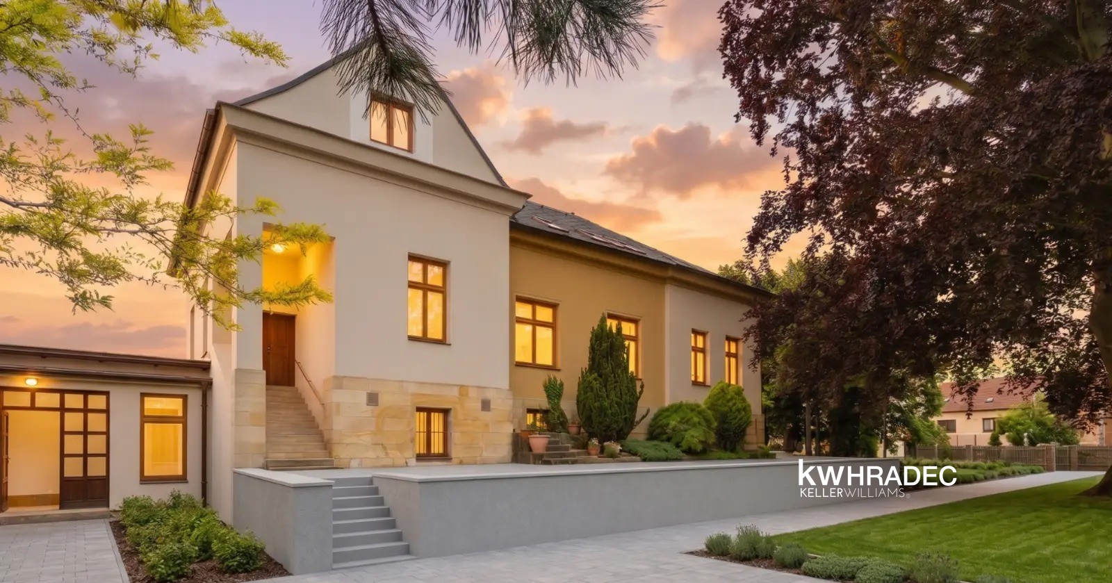 Pohled na vilu