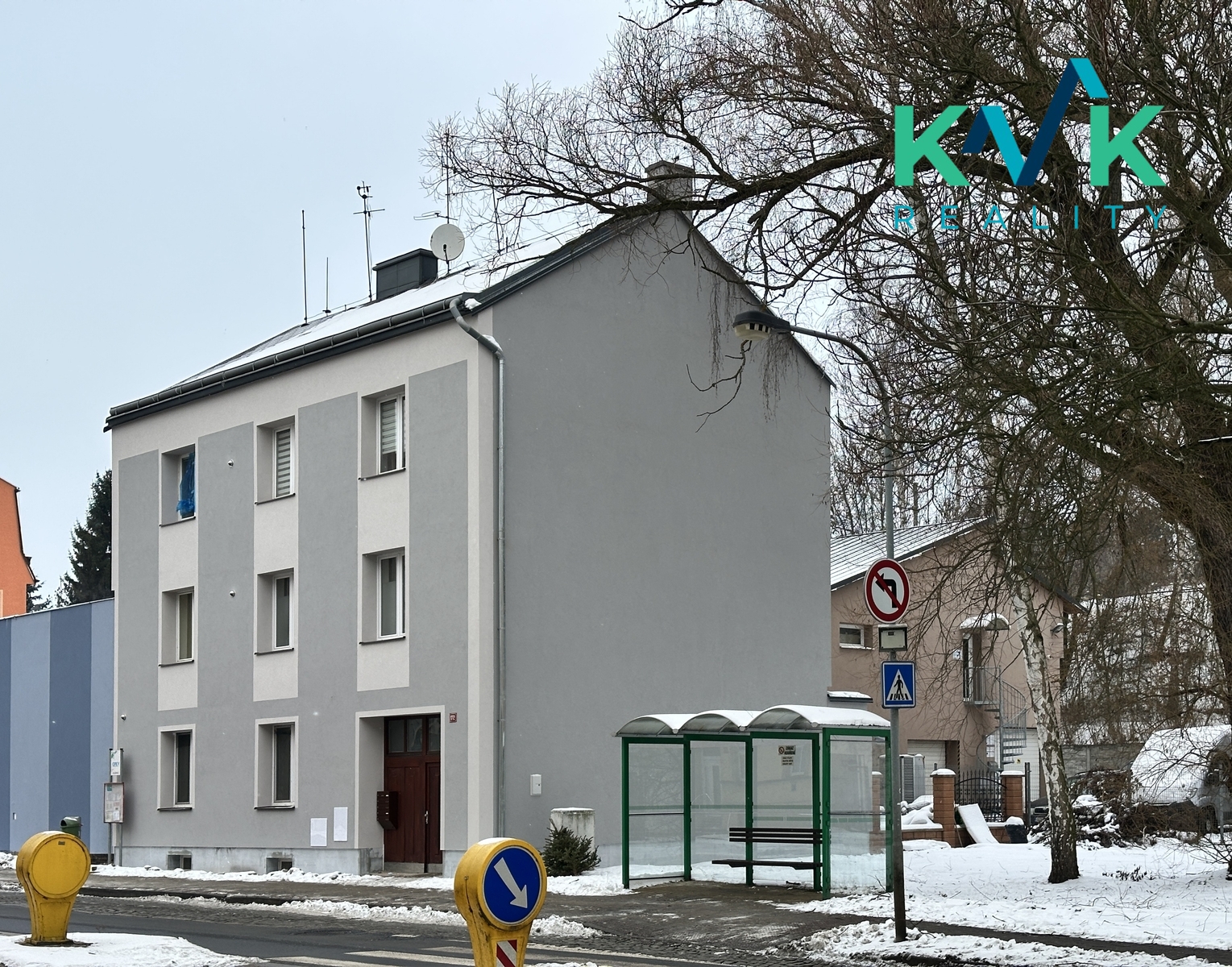 Zateplený dům s novou fasádou