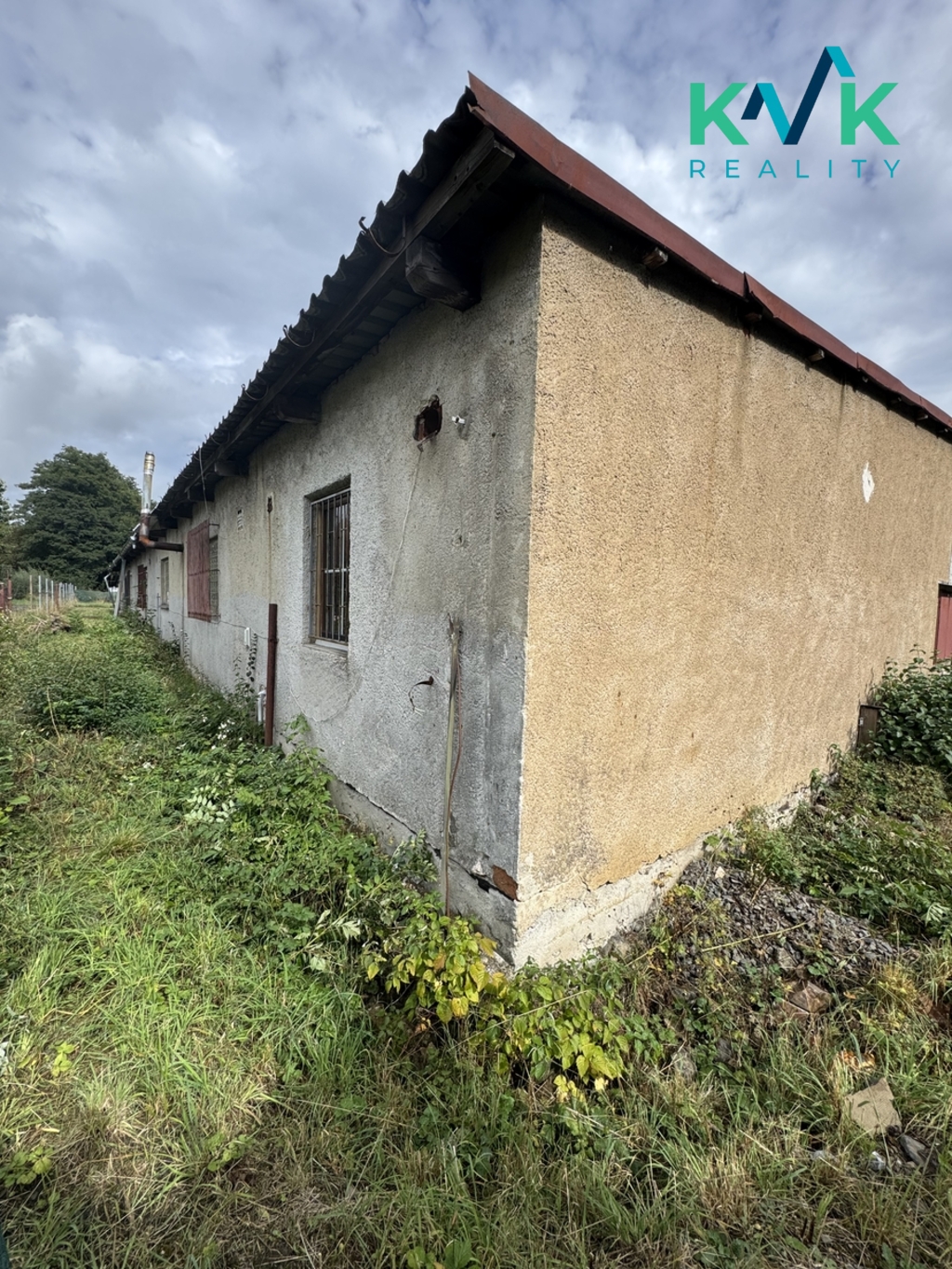 Garáže pohled ze zadu