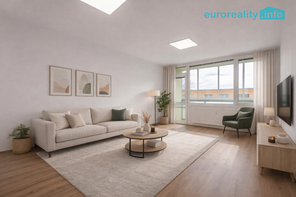 vizualizace obývací pokoj