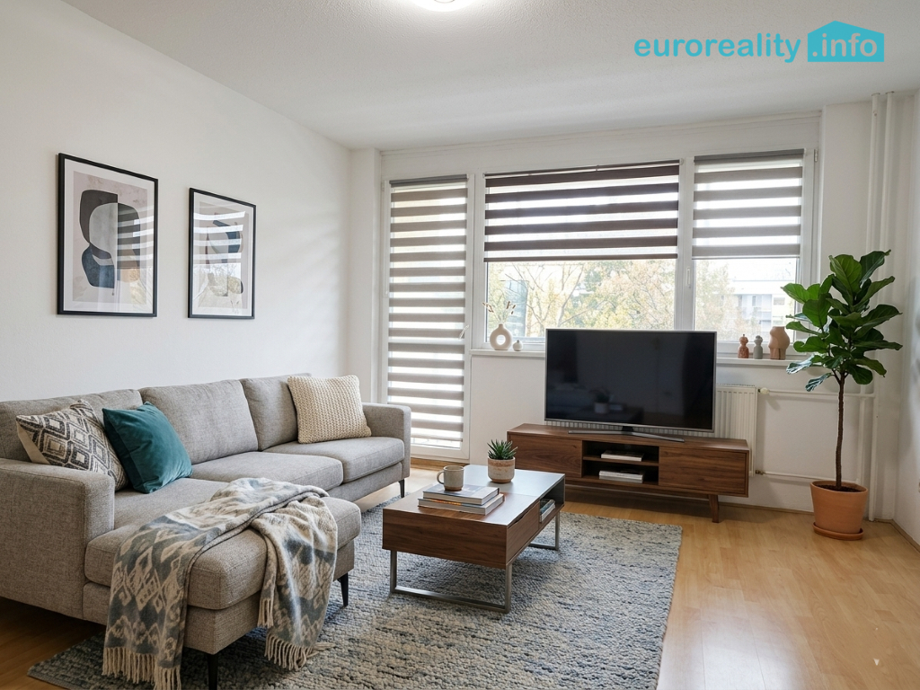 vizualizace obývací pokoj