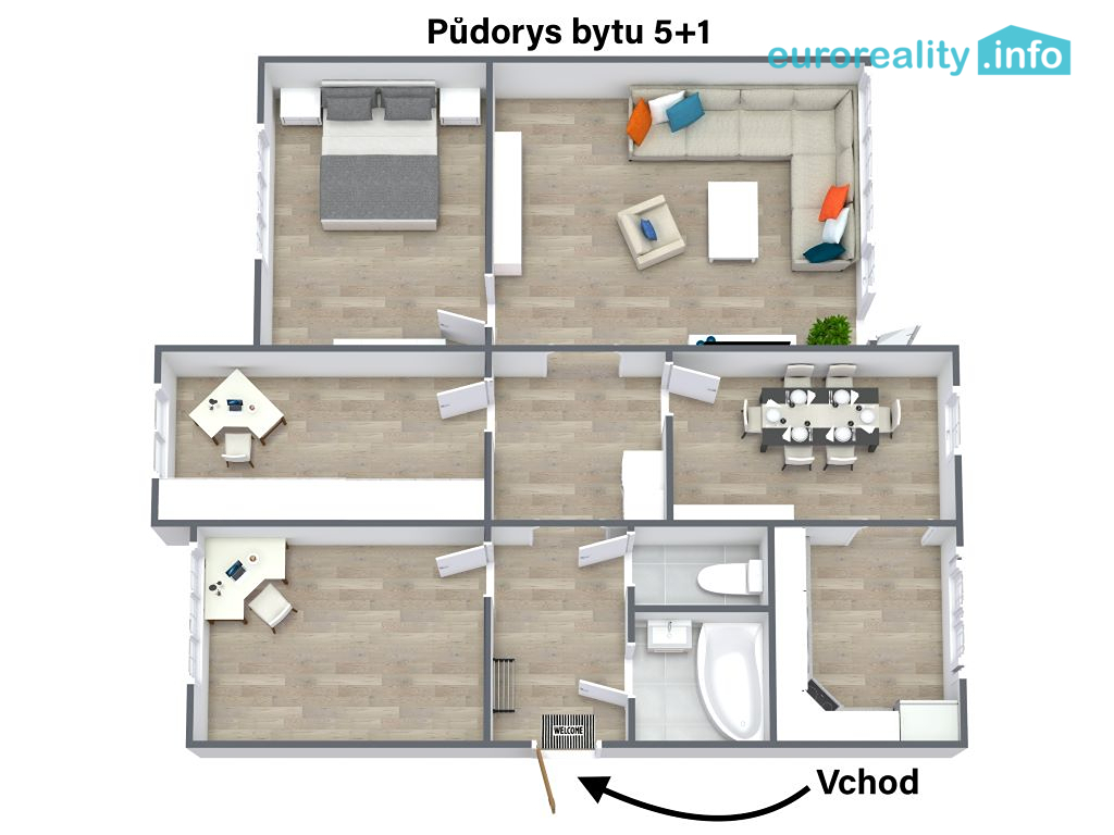 půdorys bytu