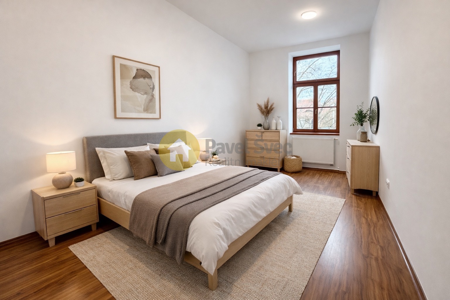 Vizualizace pokoje č. 2 - ložnice