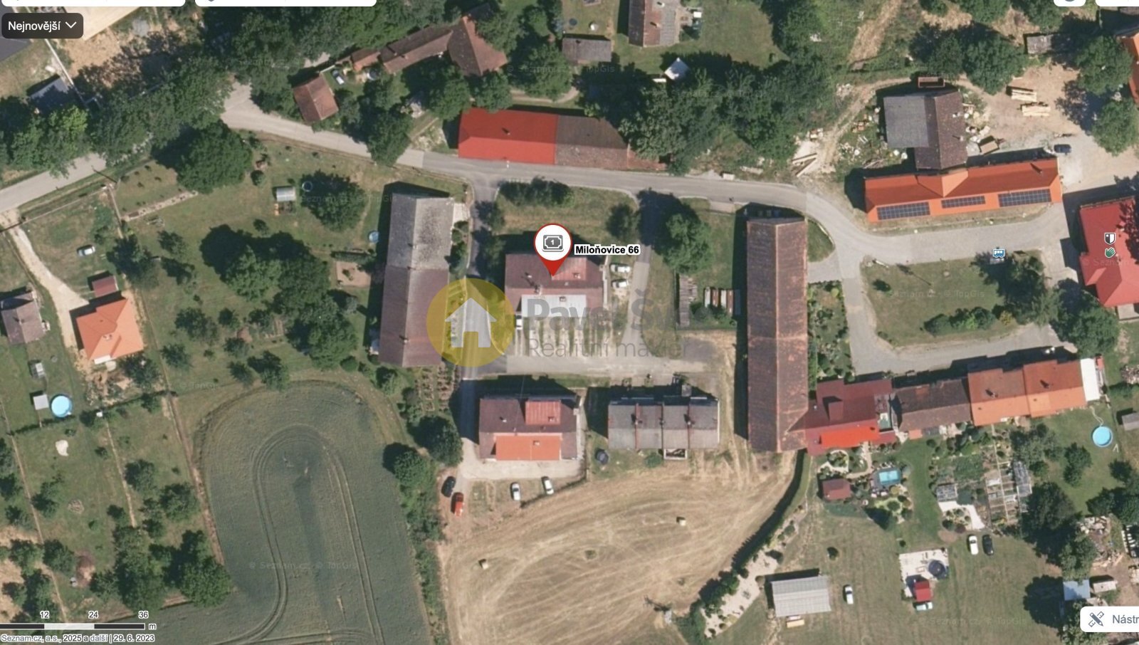 Poloha domu v obci