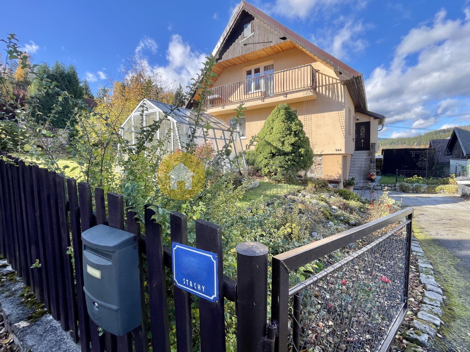 Pohled na dům - jižní strana