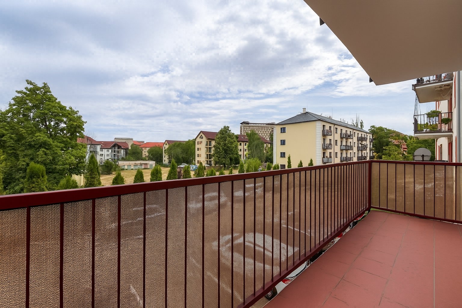 Pohled z balkonu
