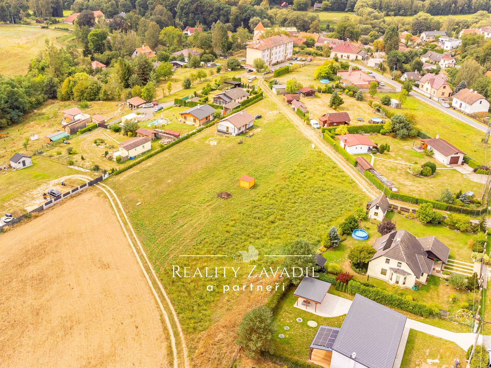 Prodej stavebního pozemku 1 868 m&sup2;, Soběšín
