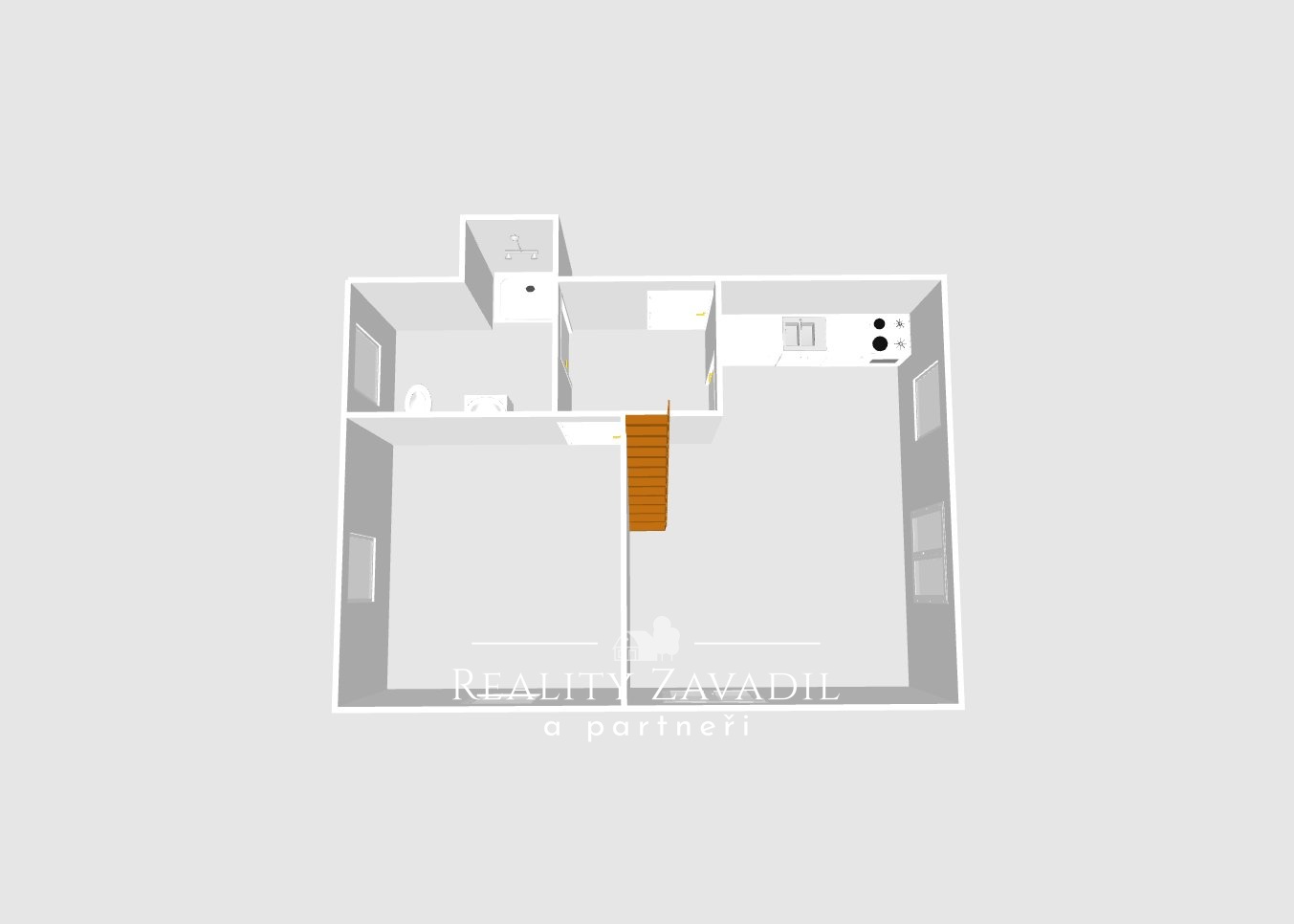 Pronájem bytu 2+kk 50 m&sup2;, Říčany - Strašín, U