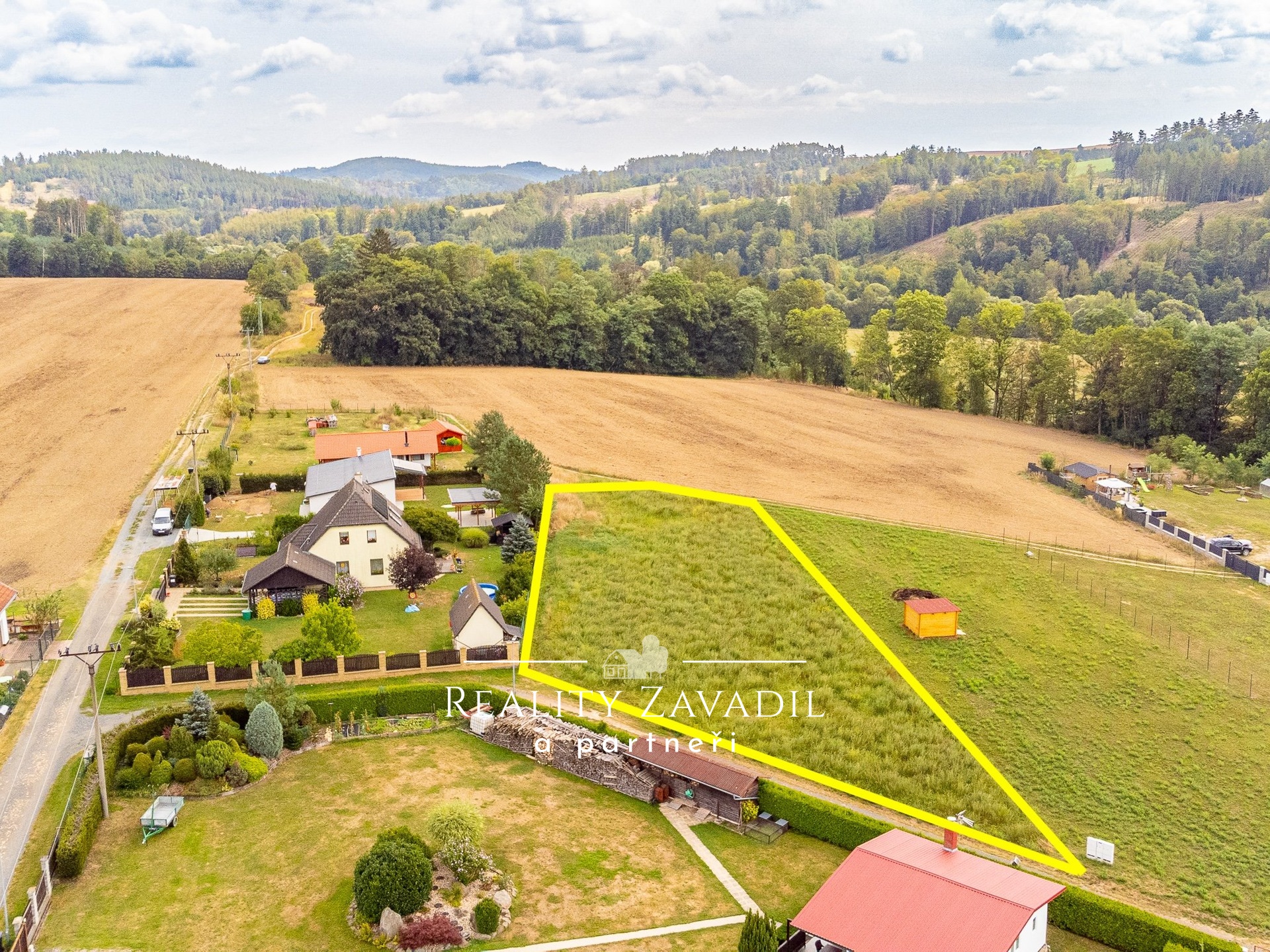 Prodej stavebního pozemku 1 868 m&sup2;, Soběšín