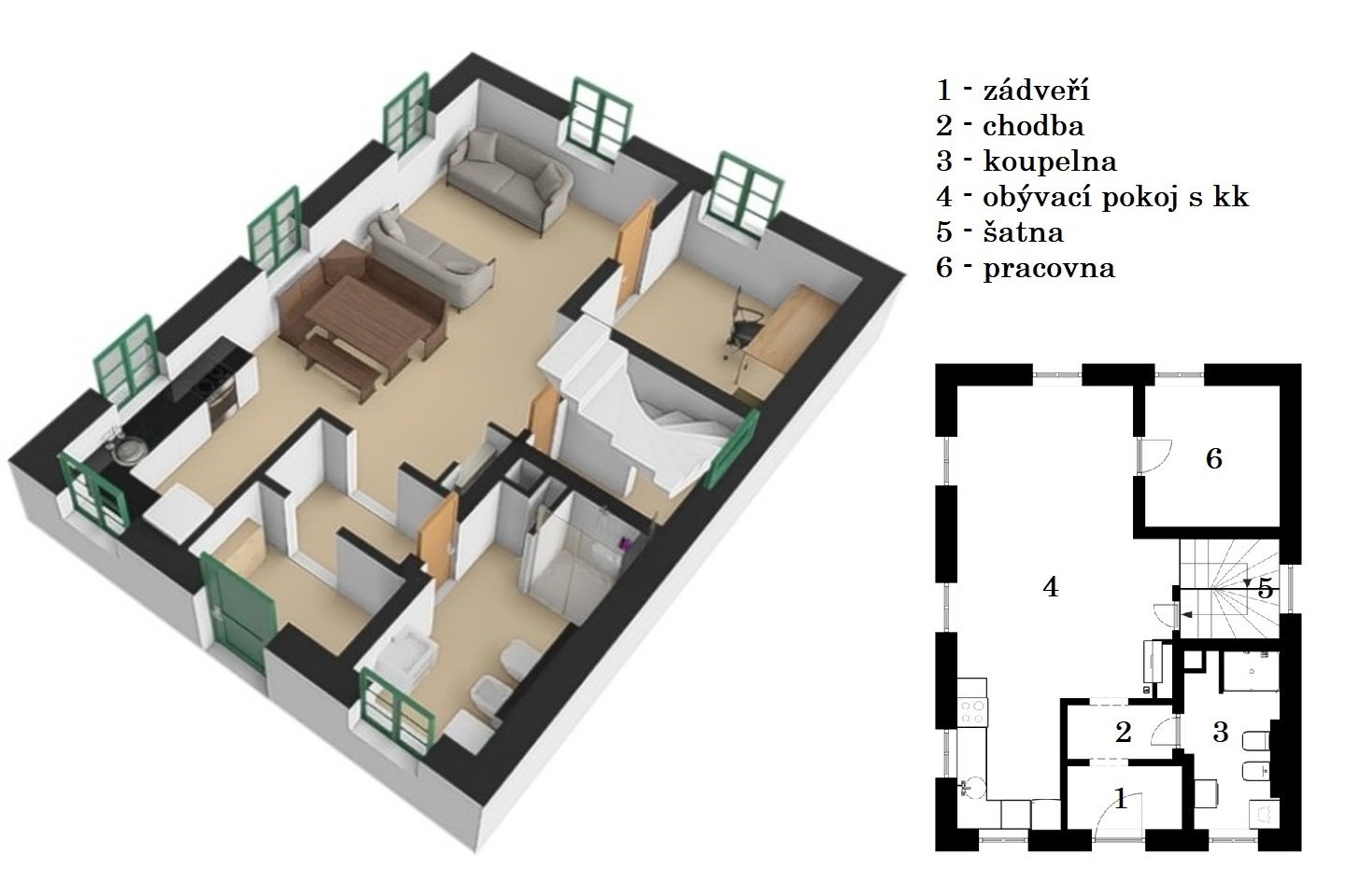 půdorys přízemí_