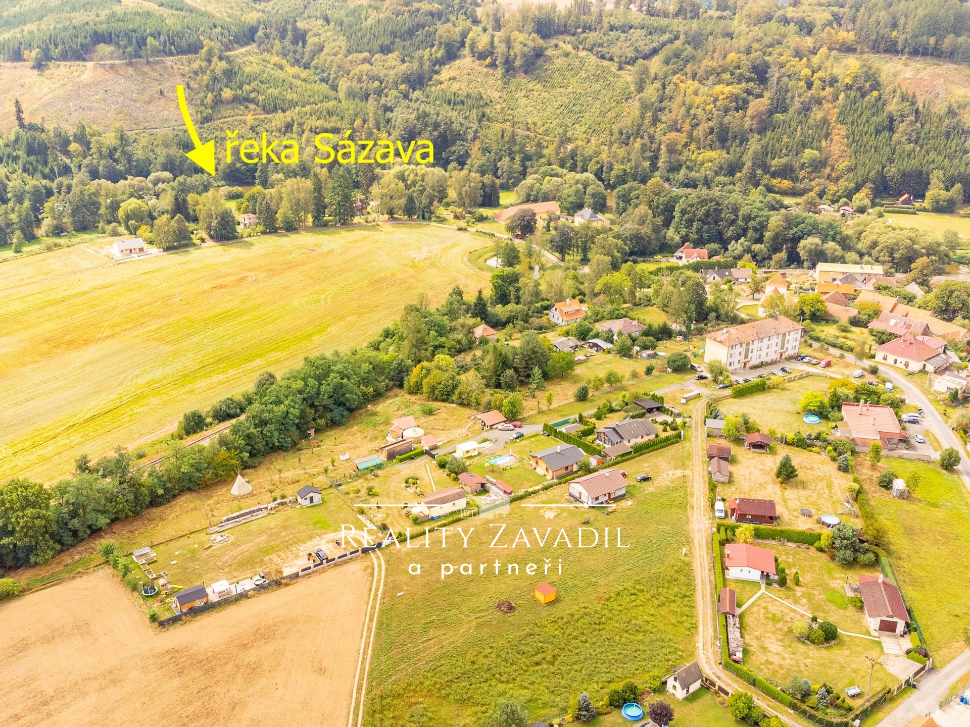 Prodej stavebního pozemku 1 868 m&sup2;, Soběšín