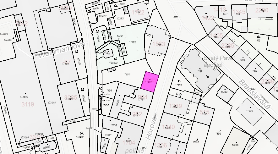 Katastrální mapa