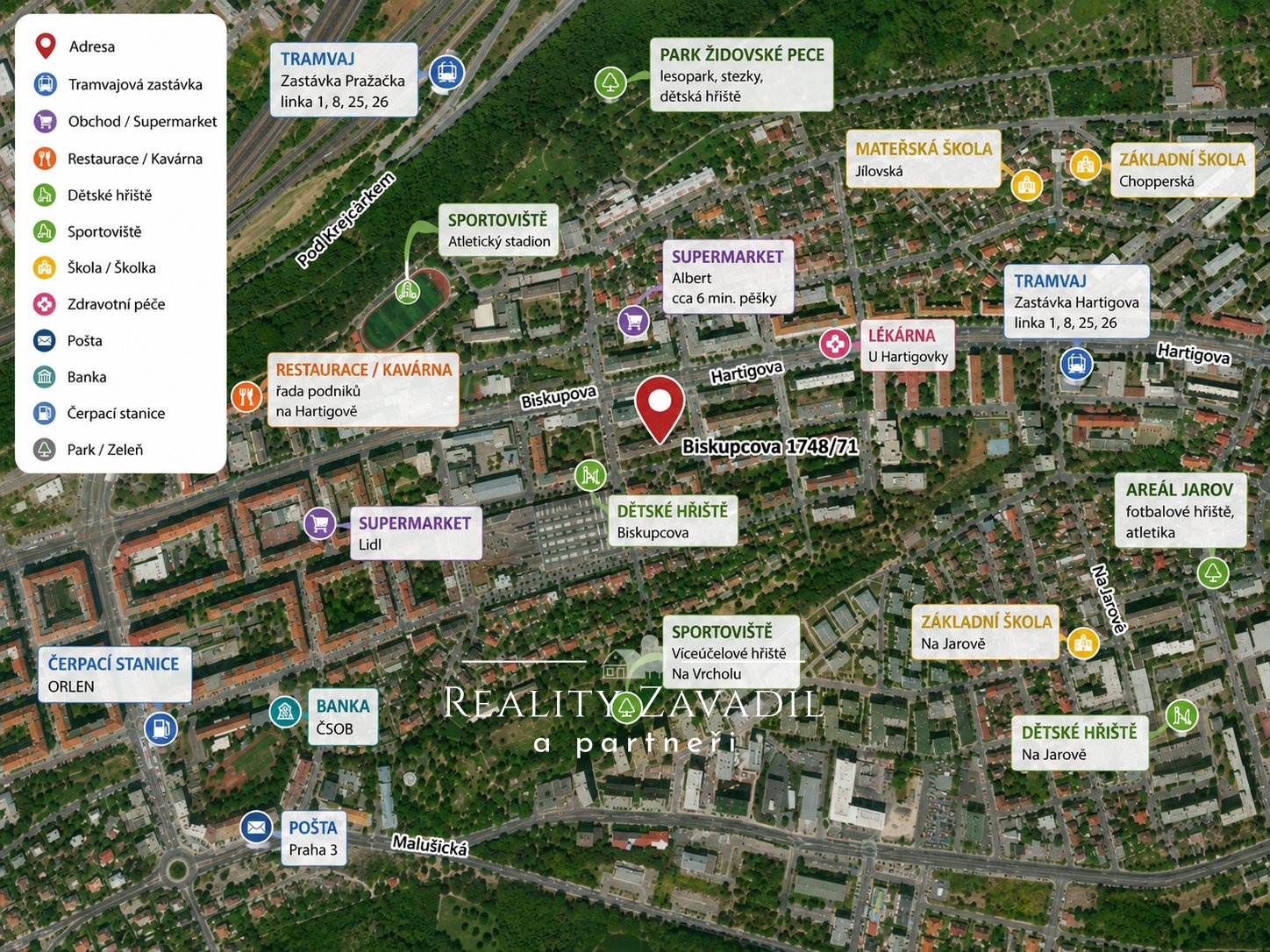 Pronájem bytu 2+kk, 47 m&sup2; + balkon a sklep – 