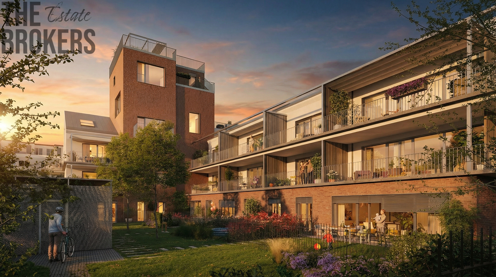 vizualizace vnitroblok noc